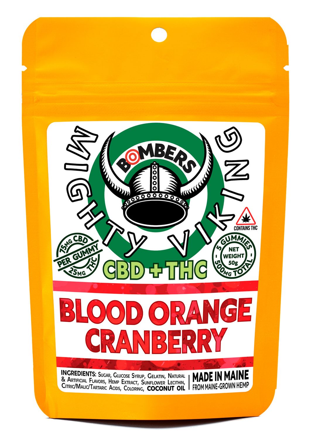 Blood Orange Cranberry (75 mg CBD & 25 mg THC Bombers) Blood Orange Cranberry (75 mg CBD & 25 mg THC Bombers)