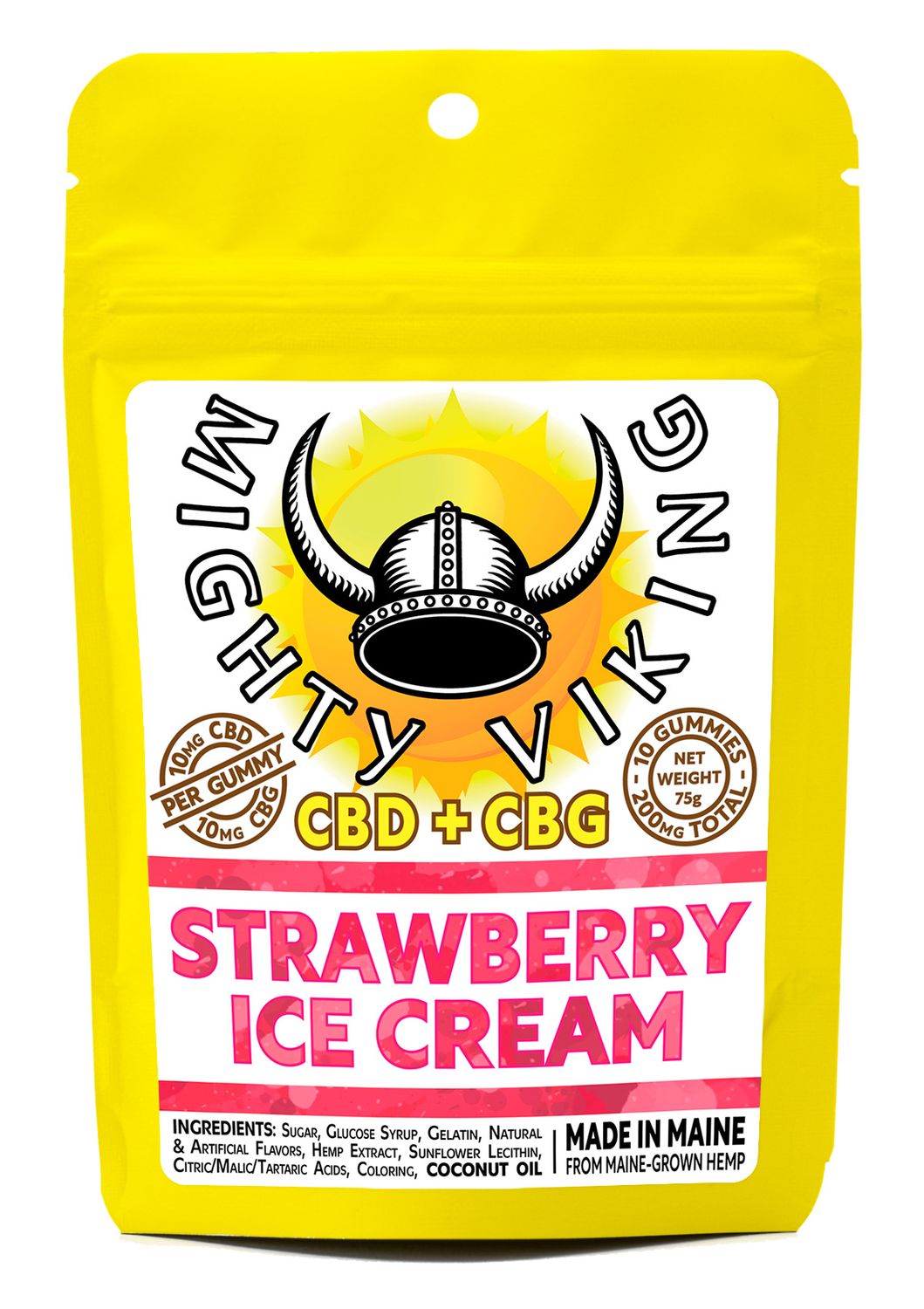 Strawberry Ice Cream (CBD & CBG)