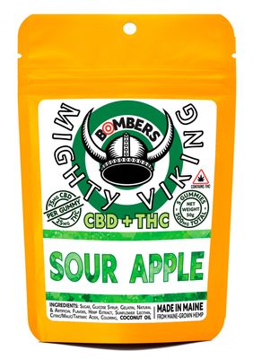 Sour Apple (75 mg CBD & 25 mg THC Bombers)