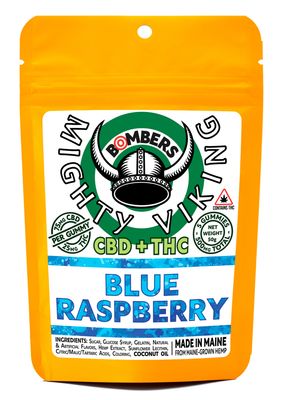 Blue Raspberry (75 mg CBD & 25 mg THC Bombers)
