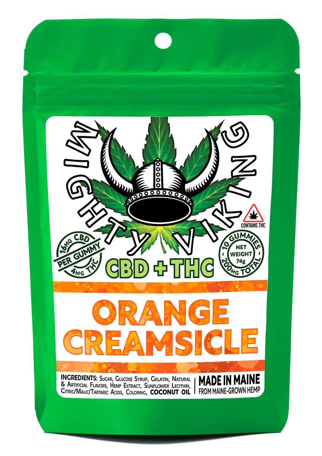 Orange Creamsicle (CBD & THC)