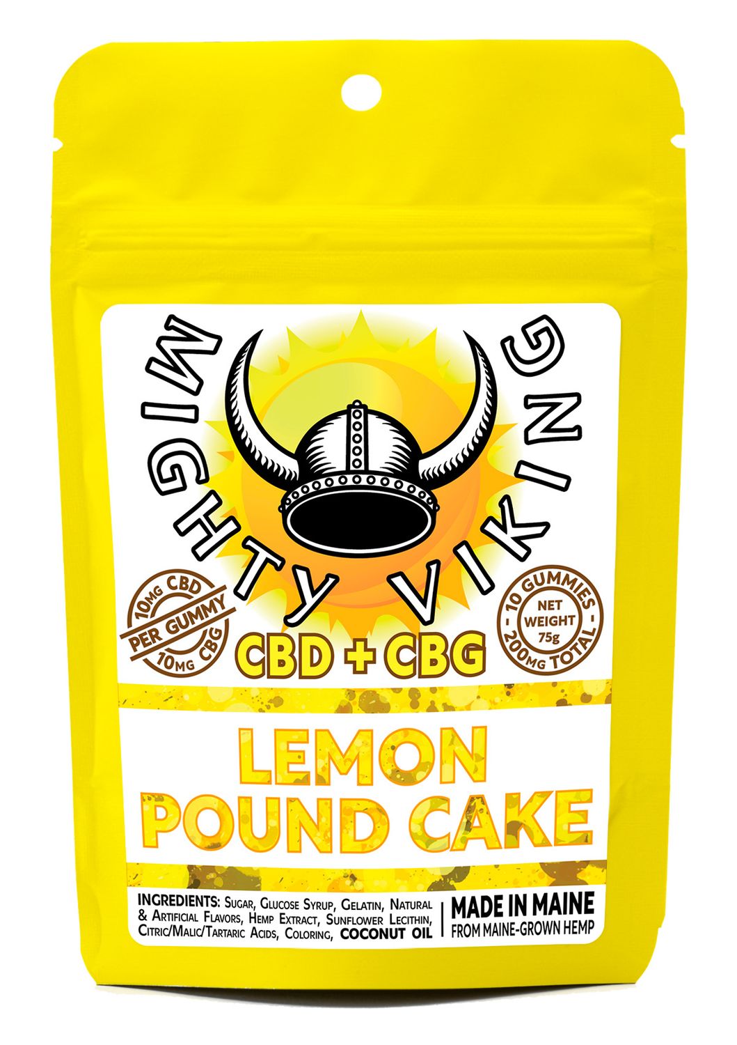 Lemon Pound Cake (CBD & CBG)