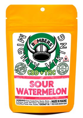 Sour Watermelon (75 mg CBD & 25 mg THC Bombers)