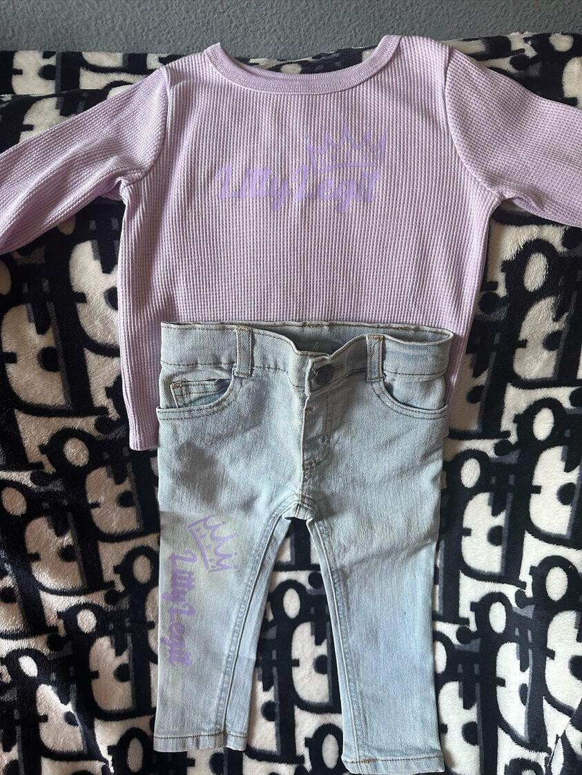 BABIES LONG SLEEVE SHIRT AND PANTS