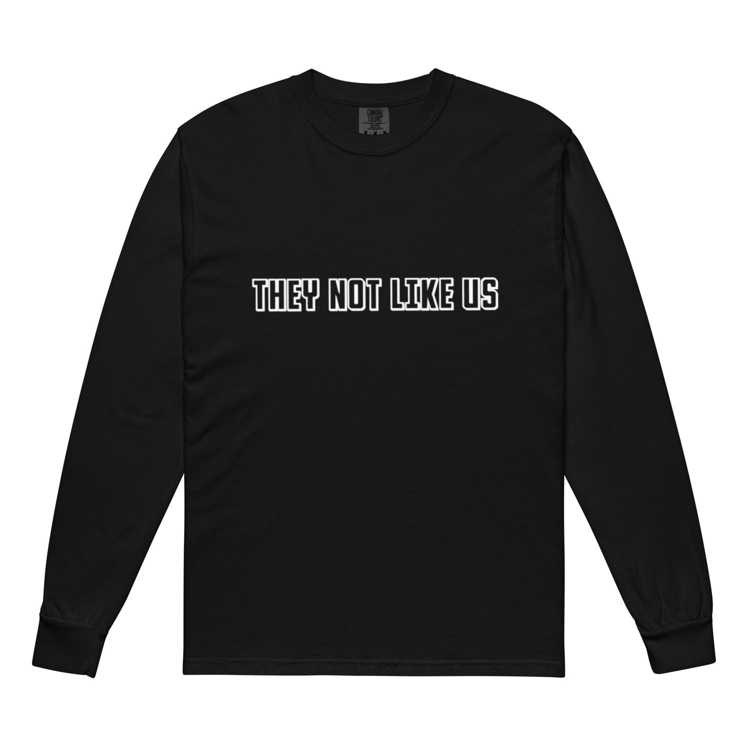 Garment-dyed heavyweight long-sleeve shirt