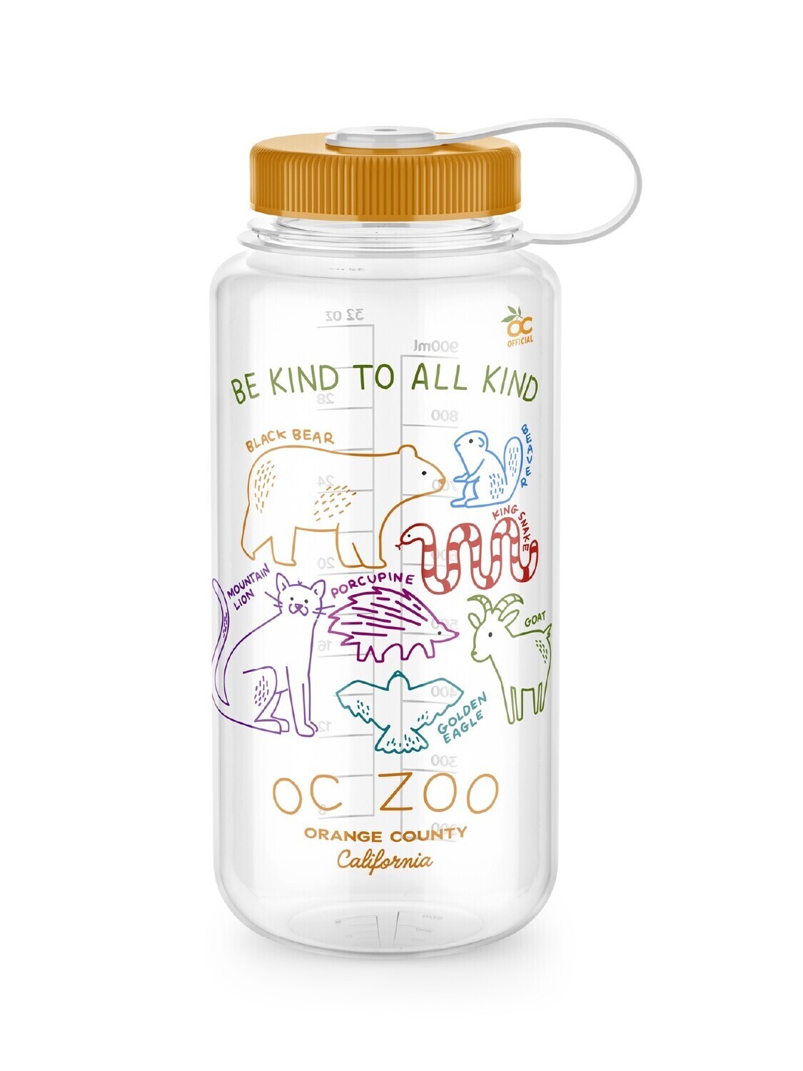 OC Zoo Nalgene Bottle - Be Kind to All Kind