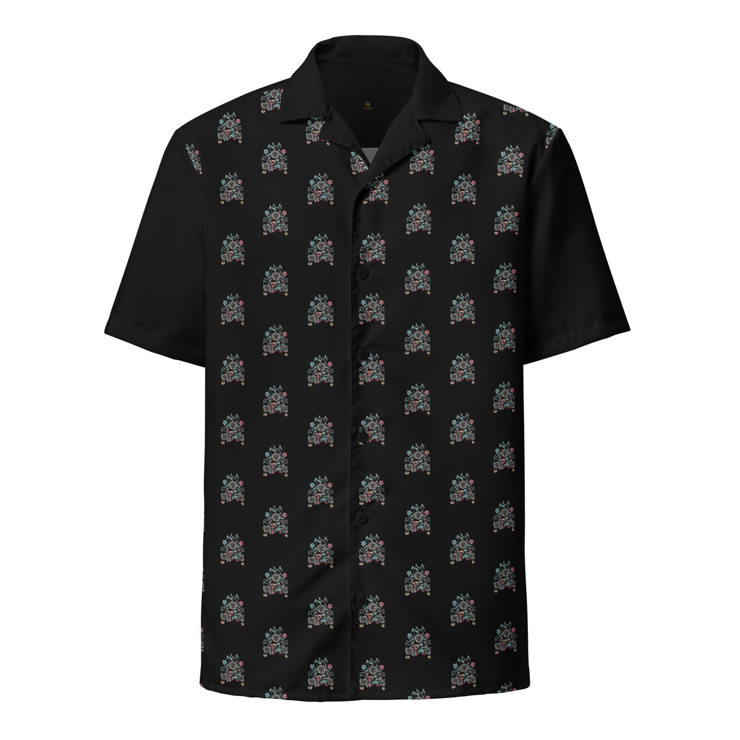 Zimaro Black Floral Unisex shirt