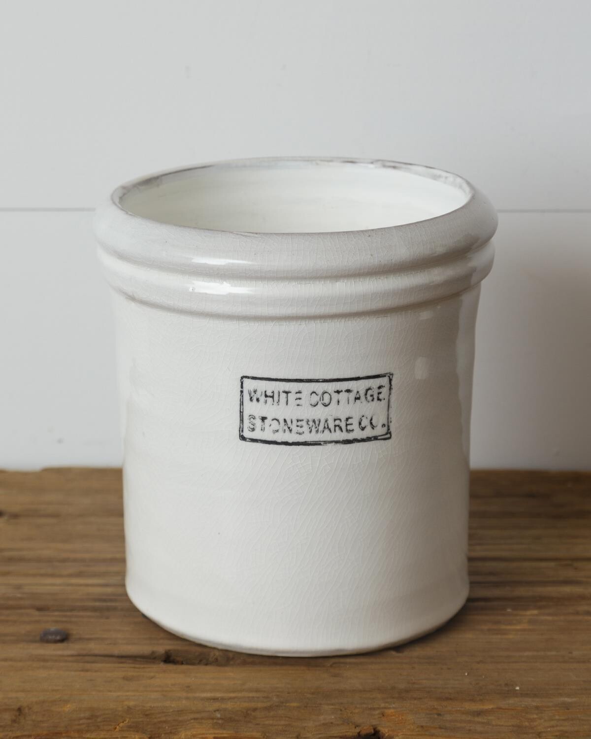 White Cottage Stoneware, Lg