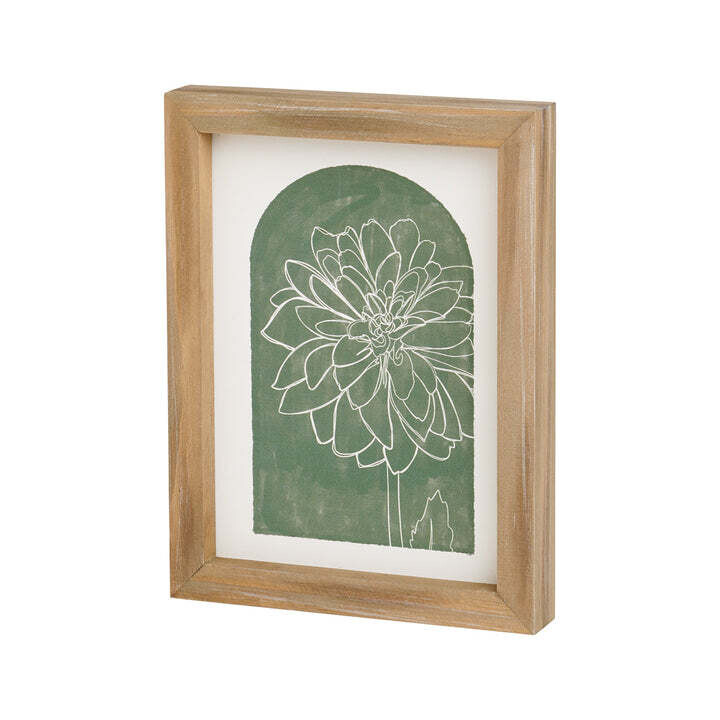 Chrysanthemum Framed Sign