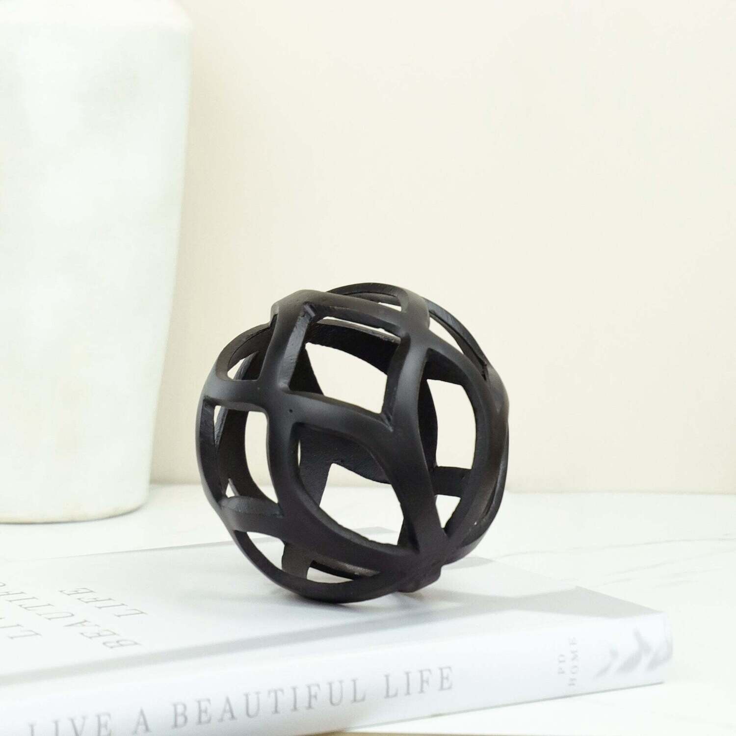 Metal Black Orb 6&quot;