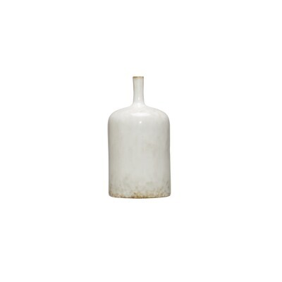 Stoneware Vase with Glaze