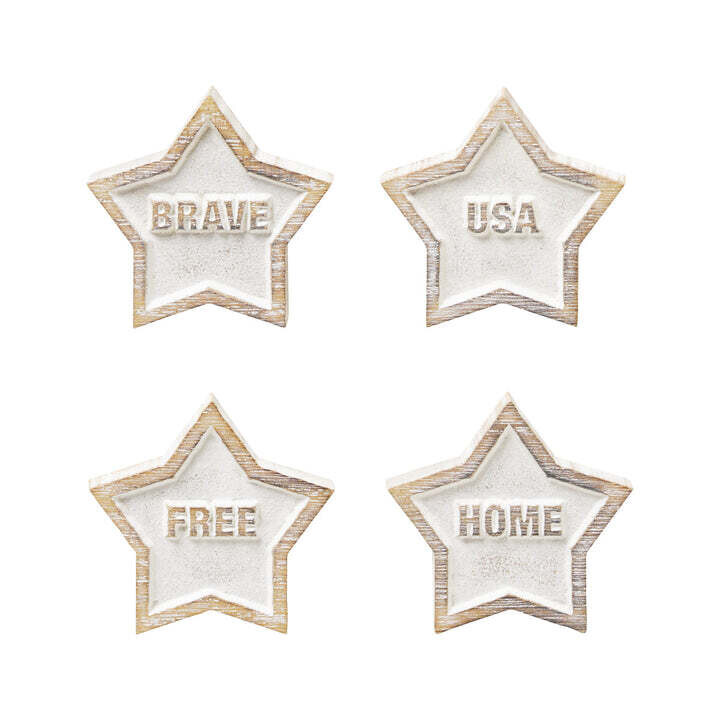 Carved Stars SET/4
