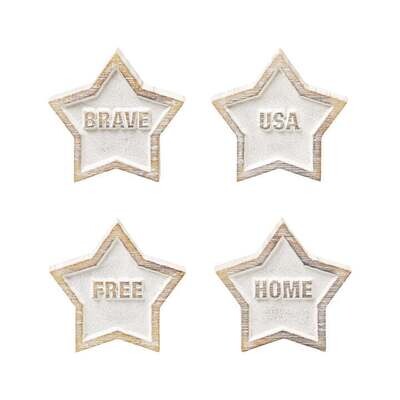 Carved Stars SET/4