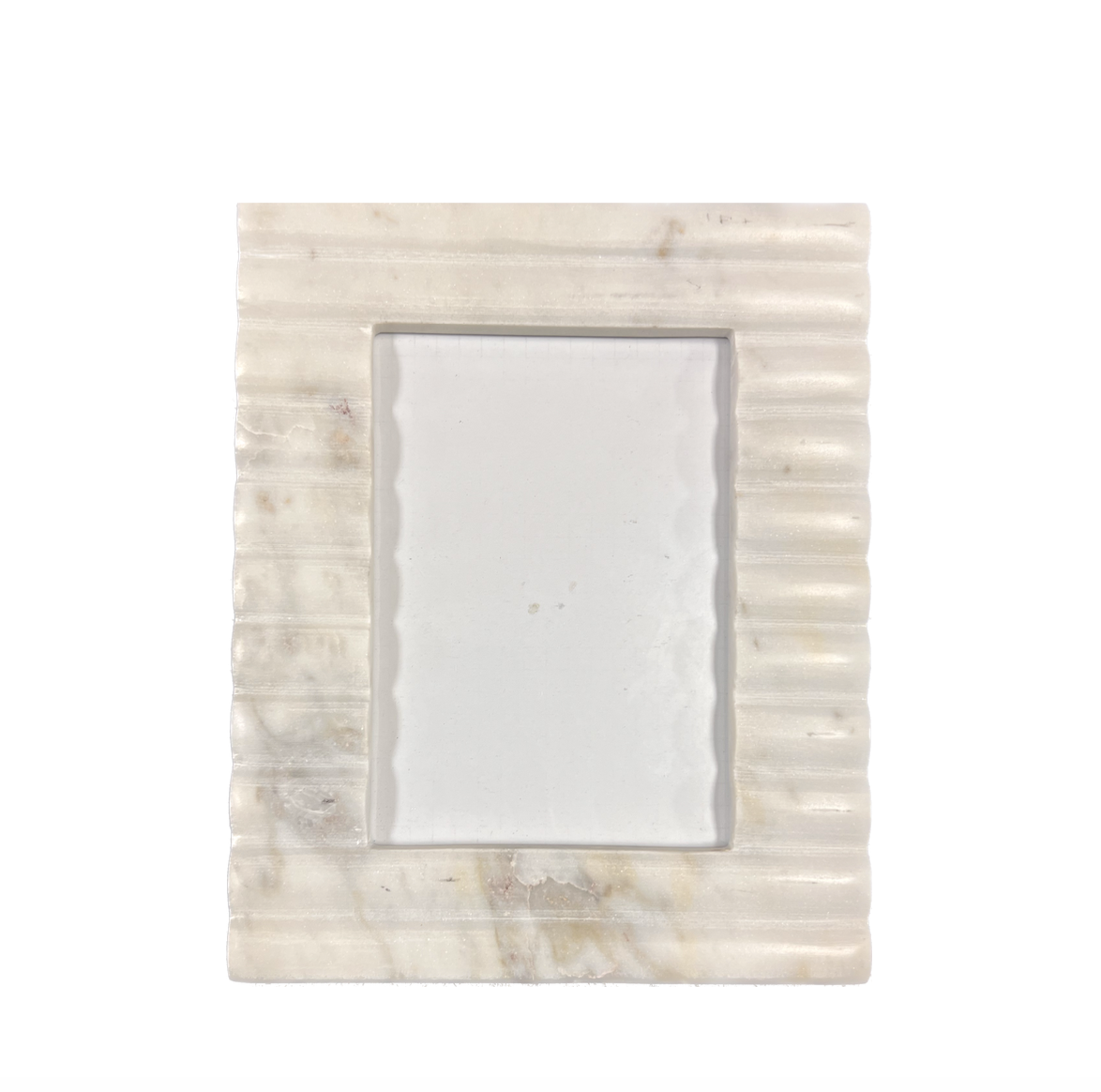 Marble Picture Frame 5&quot;x7&quot; WHITE