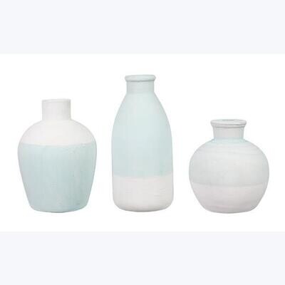 Wood Nautical Decor Faux Vase, 3 Ast