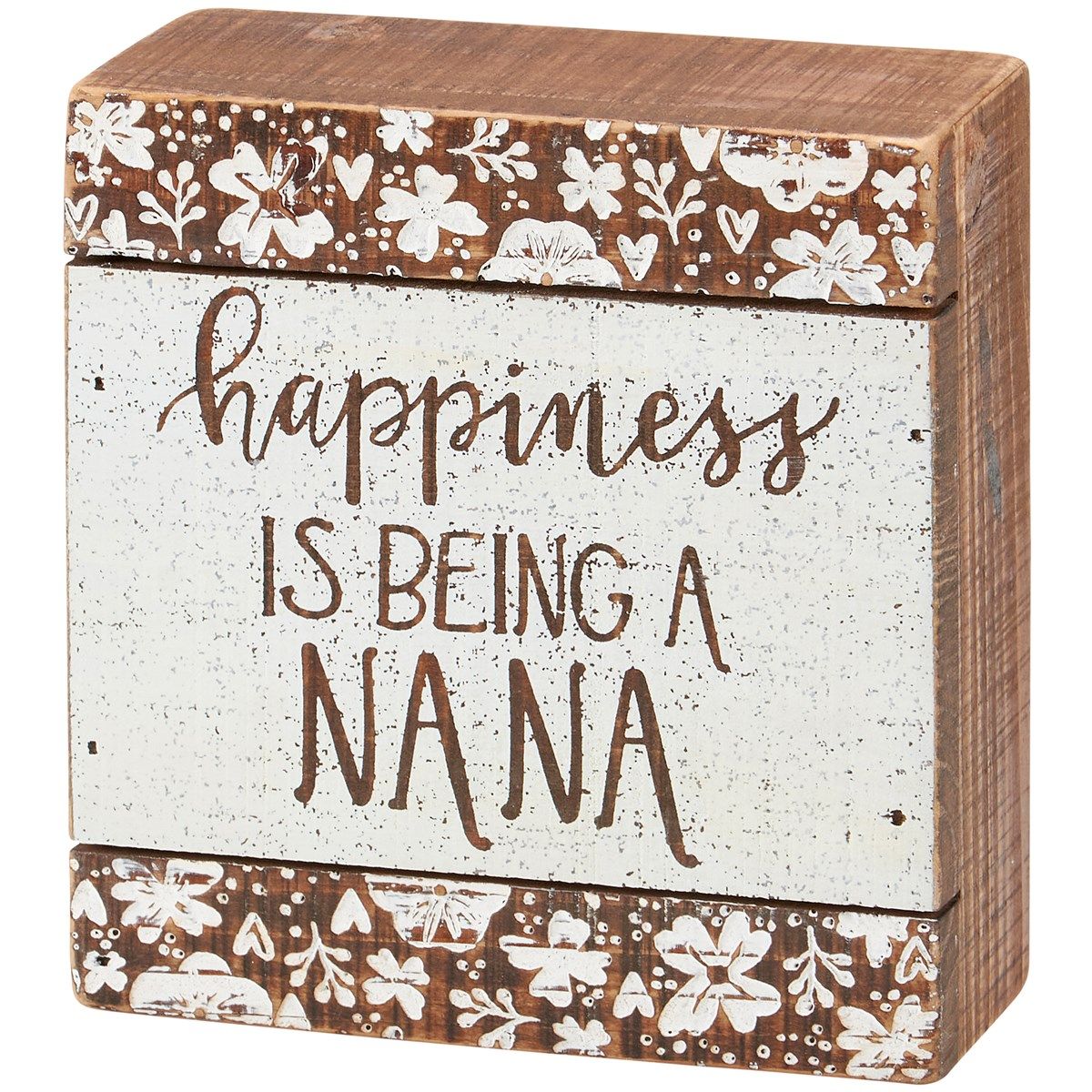 Being A Nana Slat Box Sign