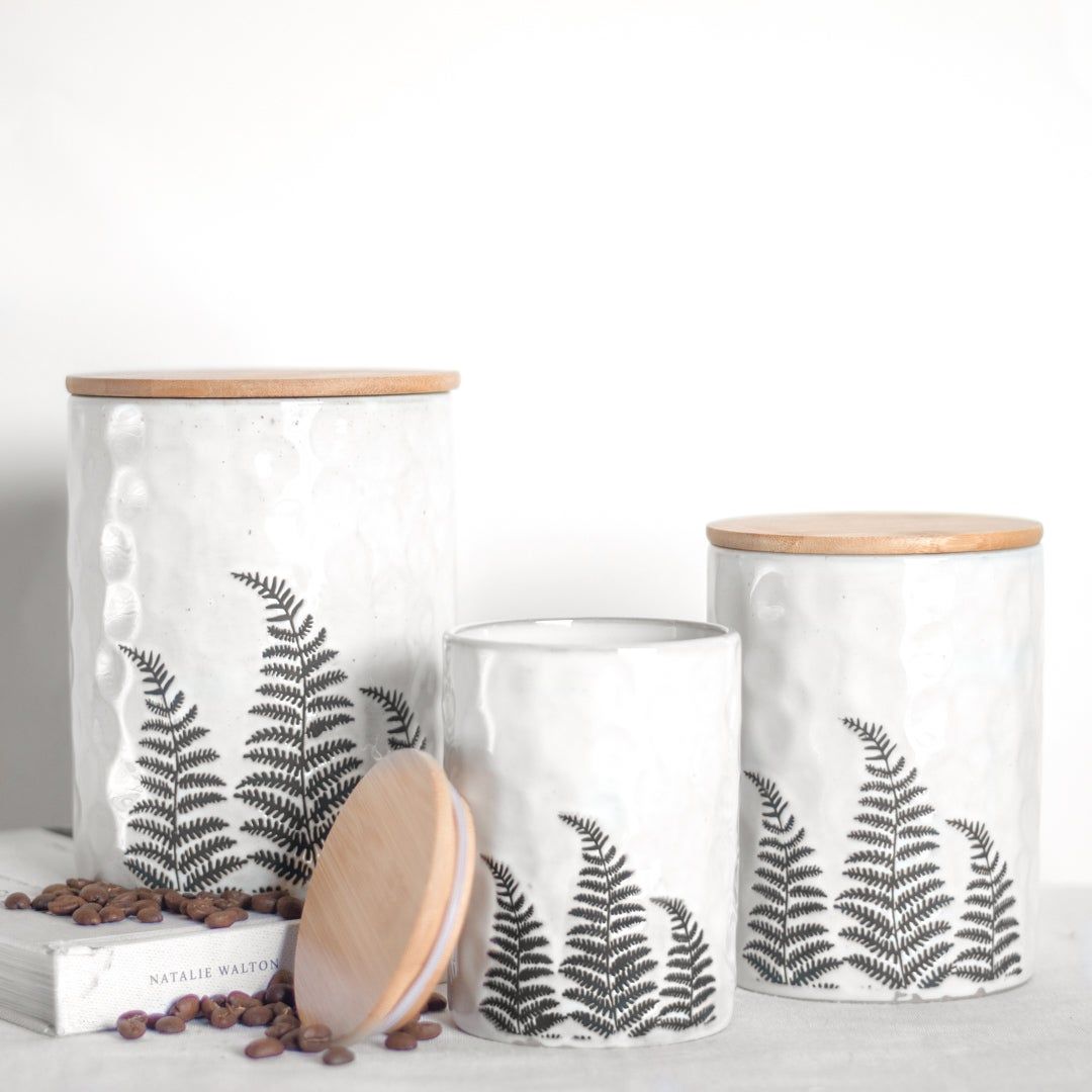 Fern Patterned Canister S