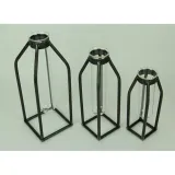 Square Frame Stem Vase Sm 8&quot;