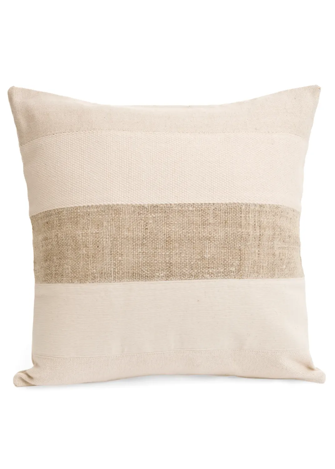 CUSHION STRIPE PATCH COT MIX