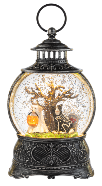 LED LIGHT UP SPOOKY SHIMMER LANTERN