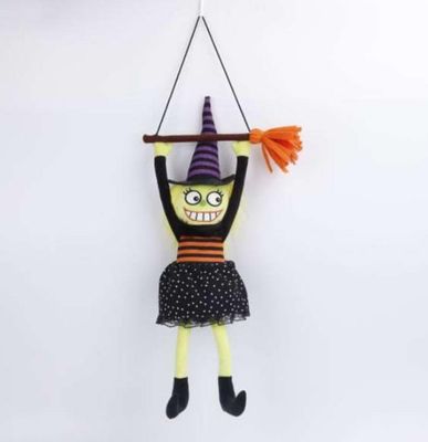 10.5x4x21&quot; (light control)Fabric singing and kicking leg witch