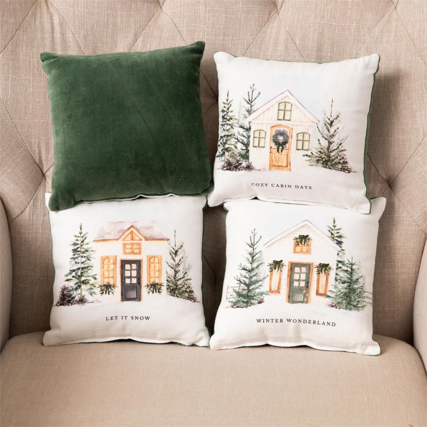 Cozy Winter Mini pillows