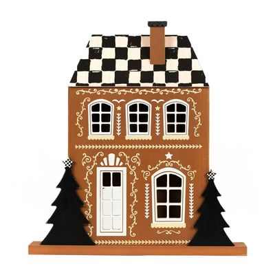 14x16x3 Wood Cutout House