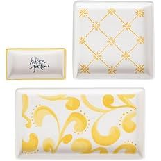 Dol Citrus Indigo Trinket Dishes  LARGE