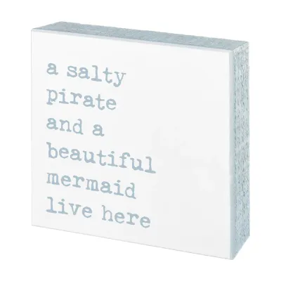 Salty Pirate Box Sign