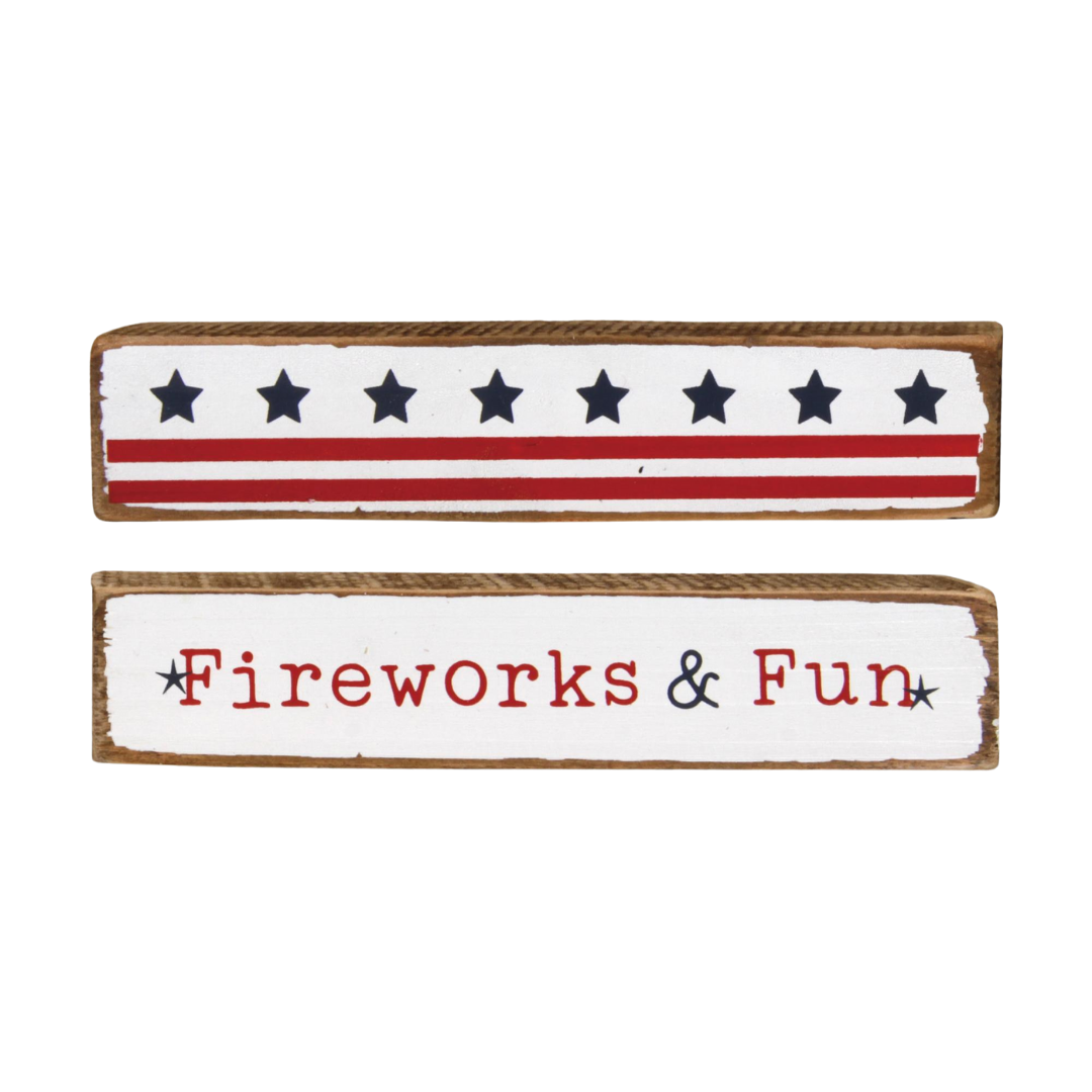 Patriotic Wood Blocks