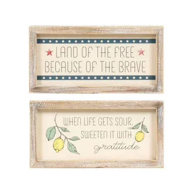 WHEN LIFE GETS SOUR SWEETEN IT WITH GRATITUDE/LAND OF THE FREE BECAUSE OF THE BRAVE