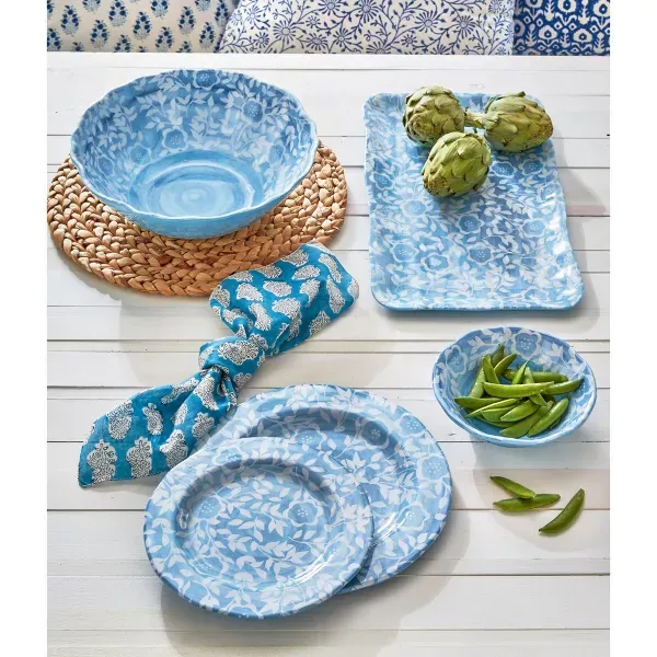 Cottage Melamine Serving Bowl