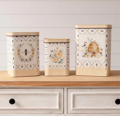 Nesting Tins - Bee Humble LARGE