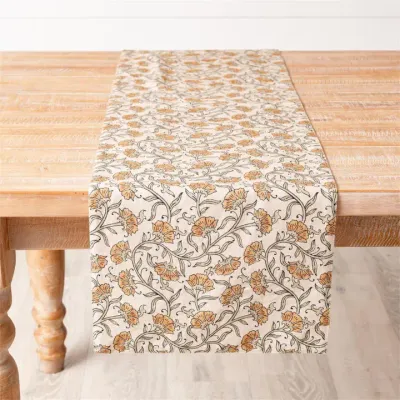 Table Runner - Block Print Silhouette