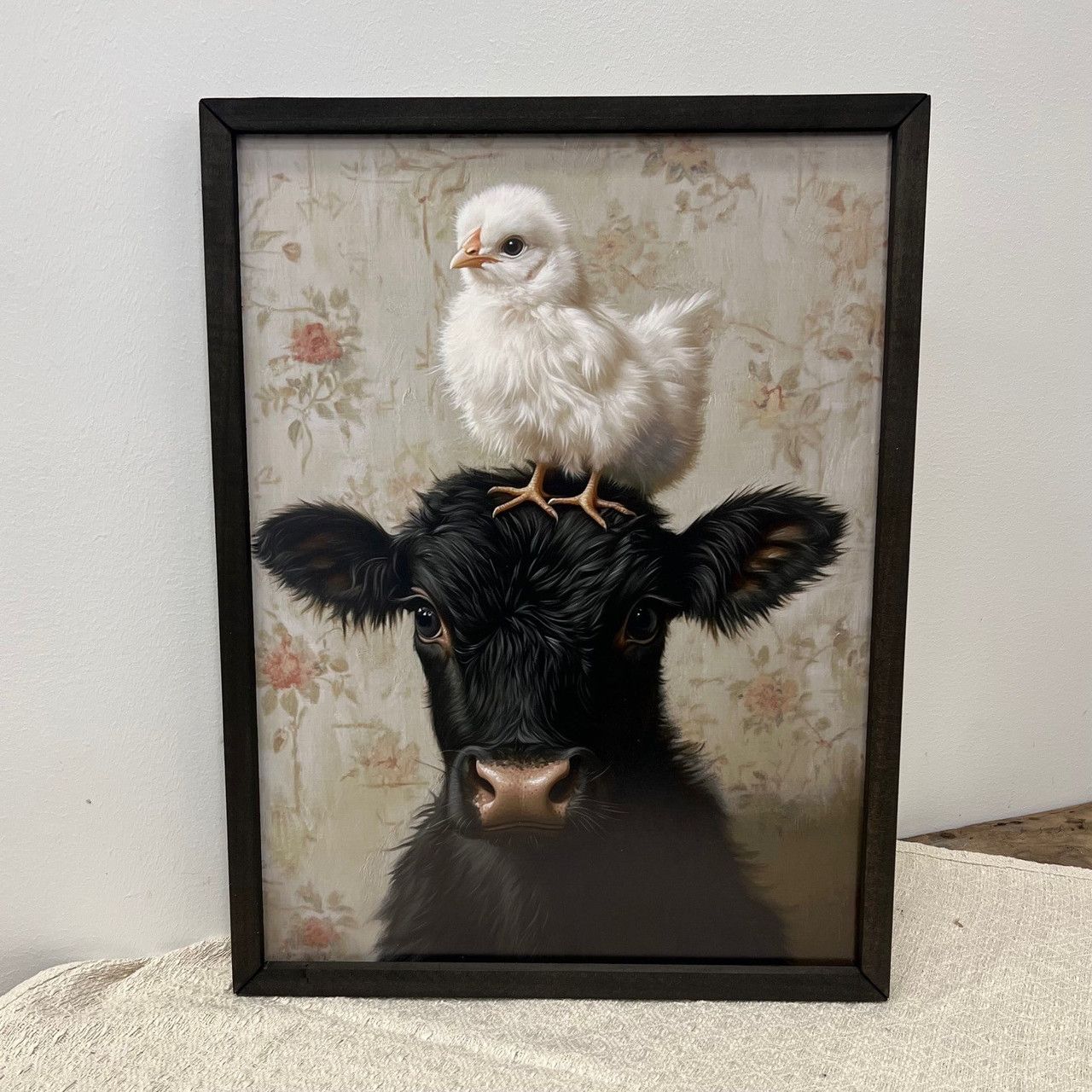 Cow and Chicken Box Frame 18&#39;x24&#39;