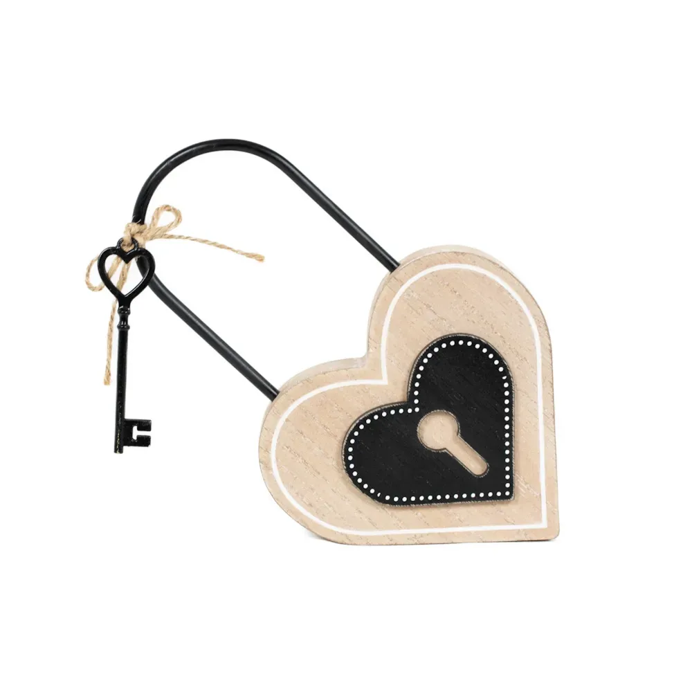 Wood chunky shape (KEY) YOU &amp; ME COLLECTION