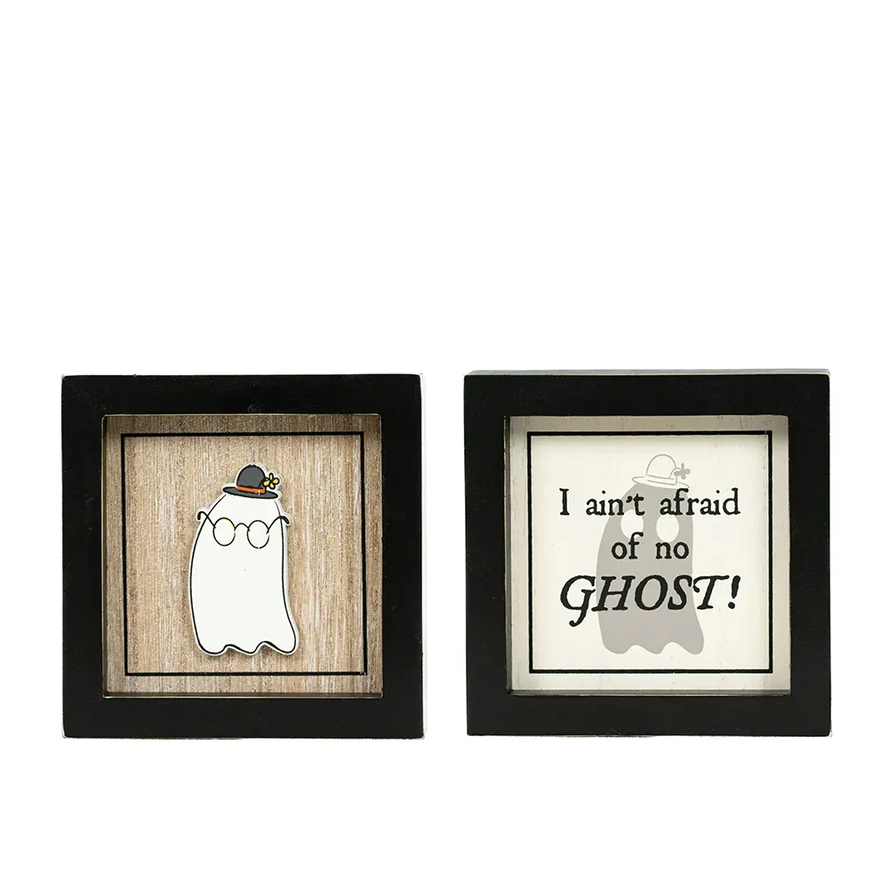 5x5x1.5 Rvs Wood GHOST/AFRAID