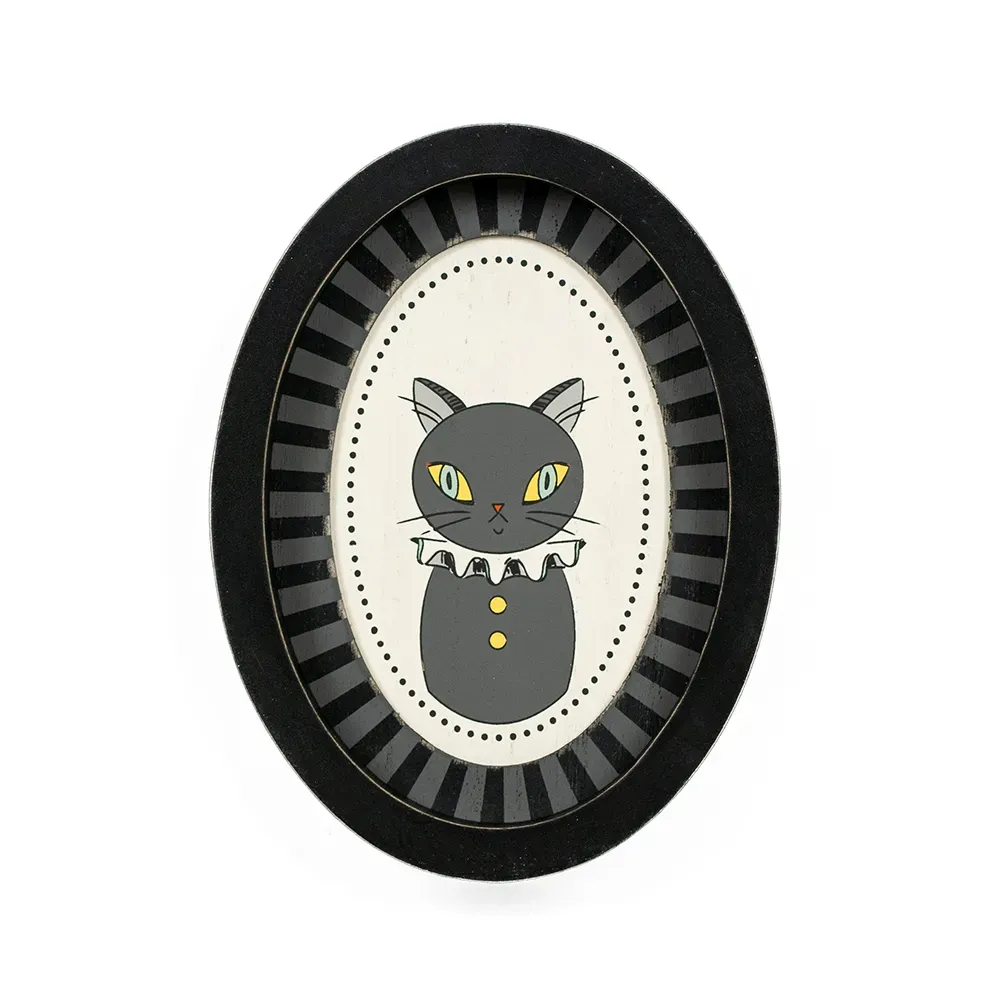 Wood Frame Sign Cat