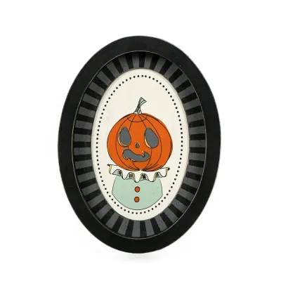 6x8x1.5 Wood Frame JACKOLANTERN