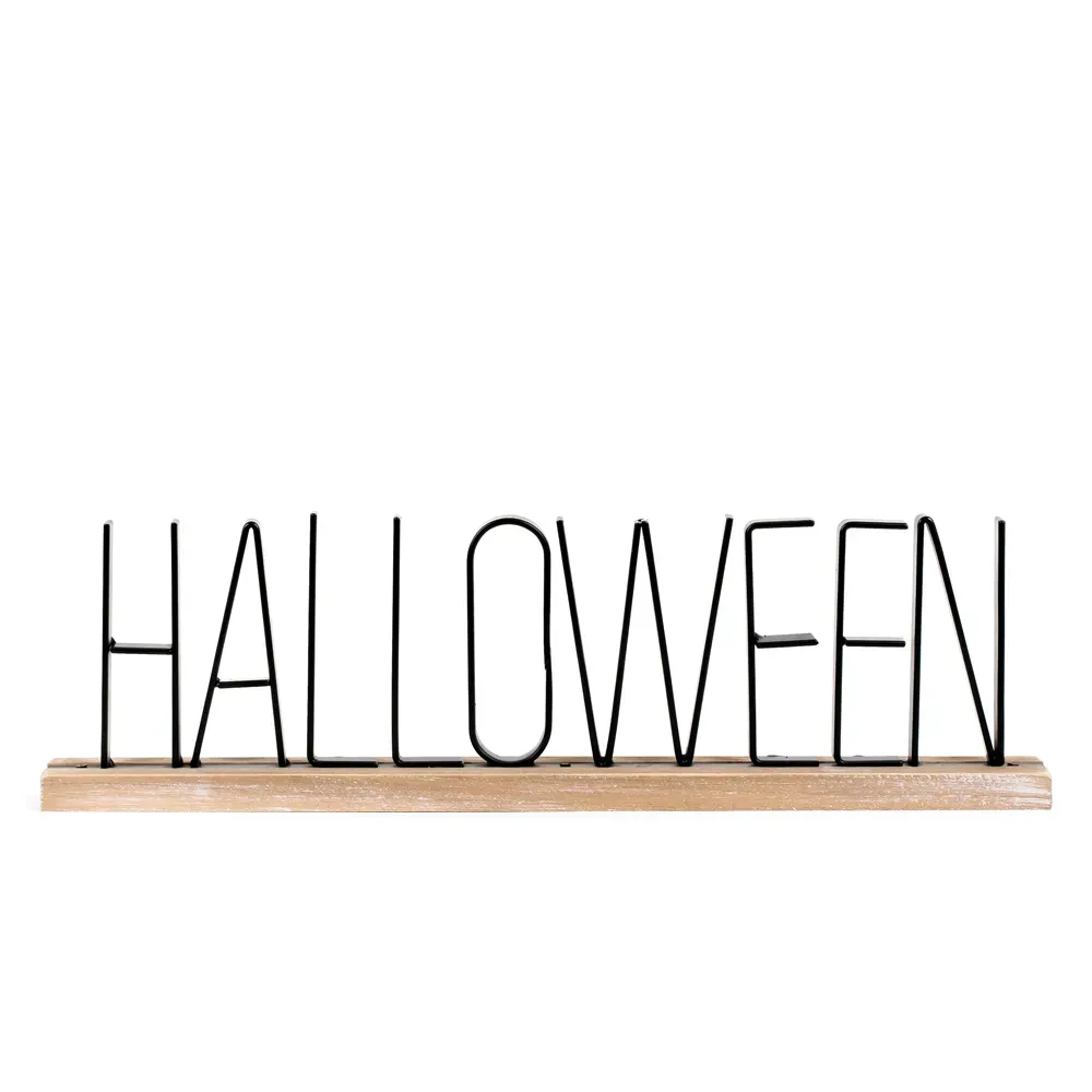 16x5x2 Wood Table Sitter HALLOWEEN