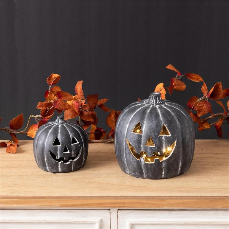 Black Pumpkin Luminarie Small