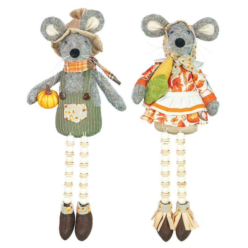Harvest Field Mouse Bead Leg GIRL