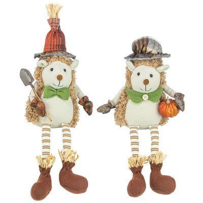  Fall Harvest Hedgehog Dangle Leg PUMPKIN