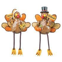 Welcome Harvest Turkey Dangle Leg TOP HAT