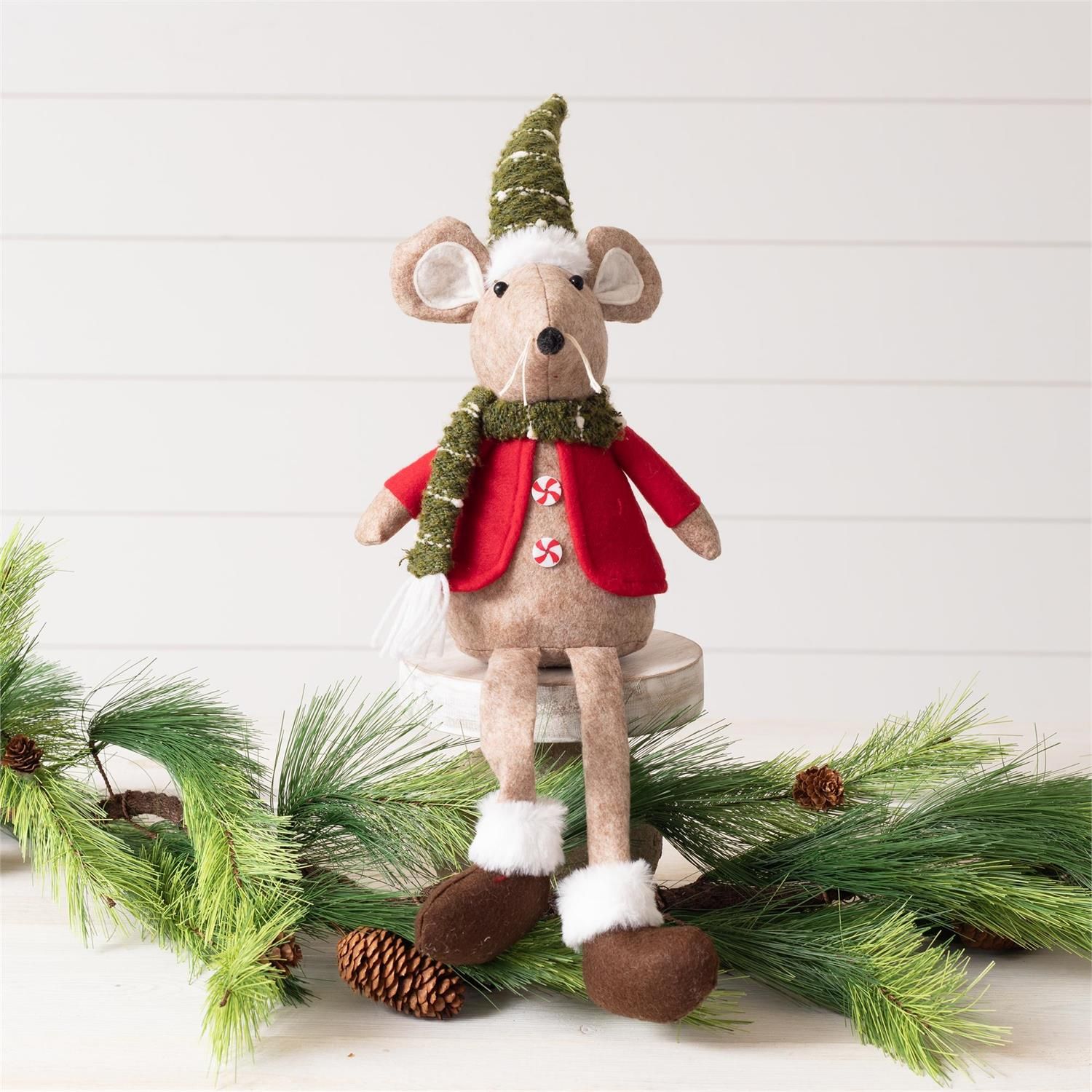 Plush Christmas Mouse