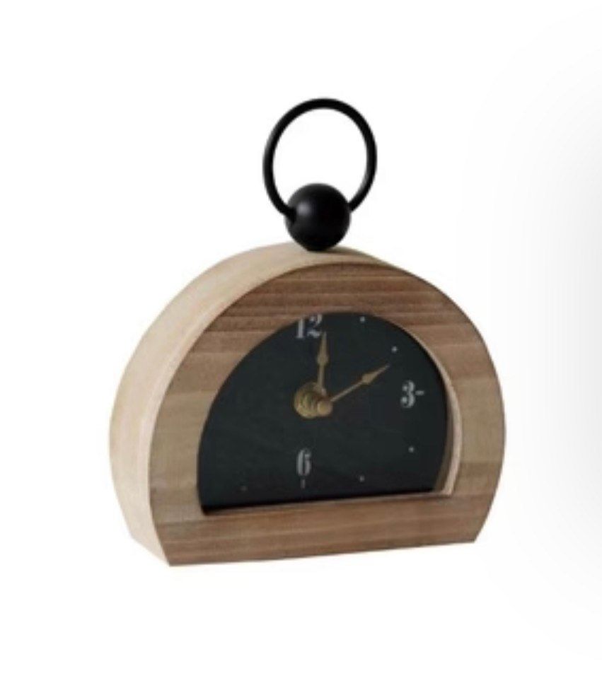 Arched Table Clock W/Ring