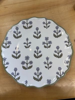 Vintage Floral Dinner Plate