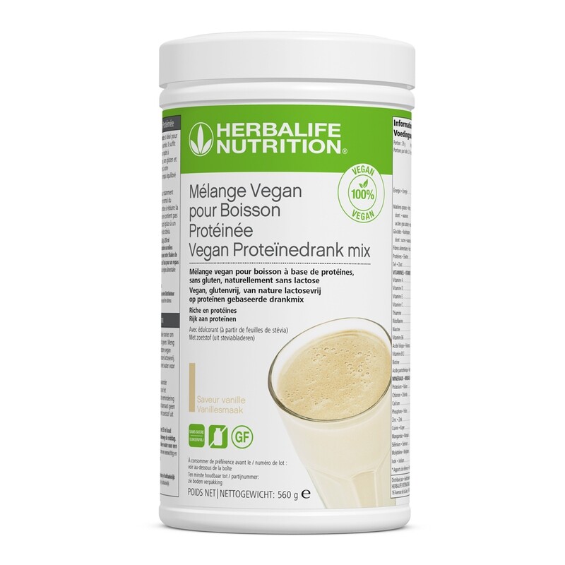Vegan Proteïnedrank Mix Vanille 560g