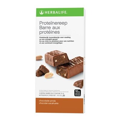 Proteïnereep Chocolade Pinda 14x35g