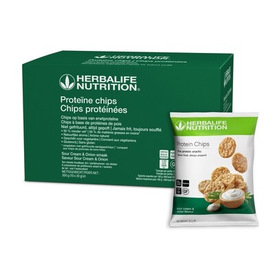 Proteïne Chips Sour Cream & Onion 10x30g